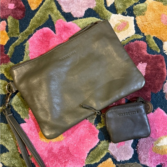 Wanderers Travel Co. Clutch in Olive - Picture 2 of 5